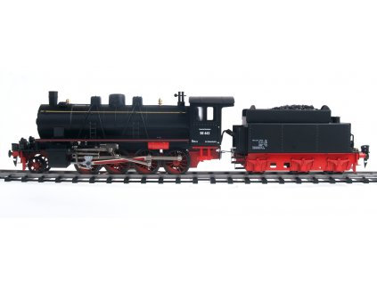 2-8-0 STEAM LOCOMOTIVE SERIES 56 OF THE DR WITH TENDER