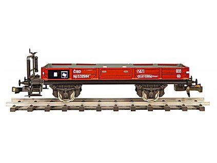 LOW SIDE CAR ČSD SERIES NP WITH BRAKEMAN'S PLATFORM