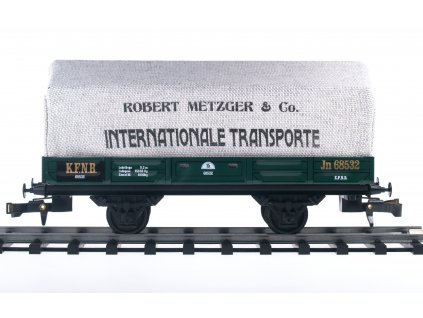 NIEDERBORDWAGEN MIT PLANE "ROBERT METZGER"