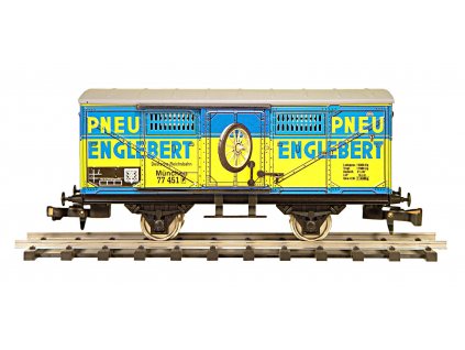 GÜTERWAGEN DER DR FÜR REIFENTRANSPORT "PNEU ENGLEBERT"