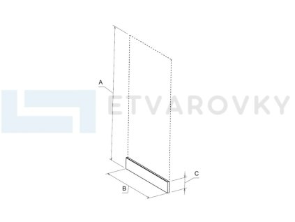 SOK1 Flat Edge obdelnikova kratka etvarovky