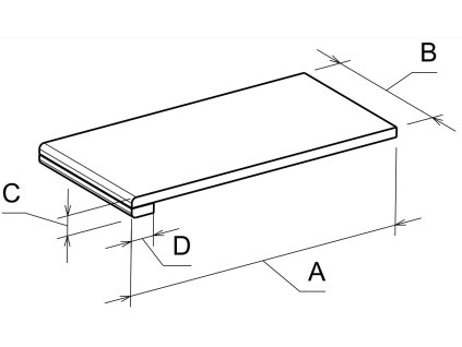 L6 Double Quater Round obdelnikova kratka