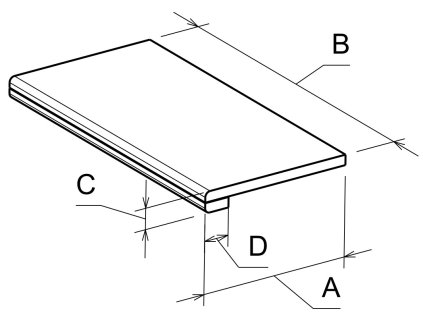 L6 Double Quater Round obdelnikova dlouha