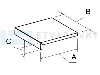 L1 - Elemento L - Čtvercová standart (Formáty čtvercové 90cm x 90cm, Orientace textury čtvercové kolmo na texturu, tloušťka 9 mm)