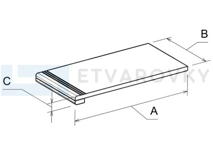 SHL6 Double Quater Round obdelnikova kratka etvarovky