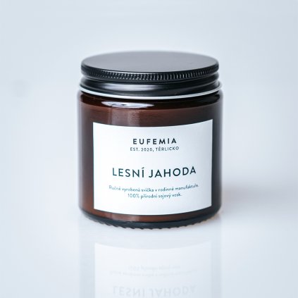 Sojová svíčka LESNÍ JAHODY – 120 ml