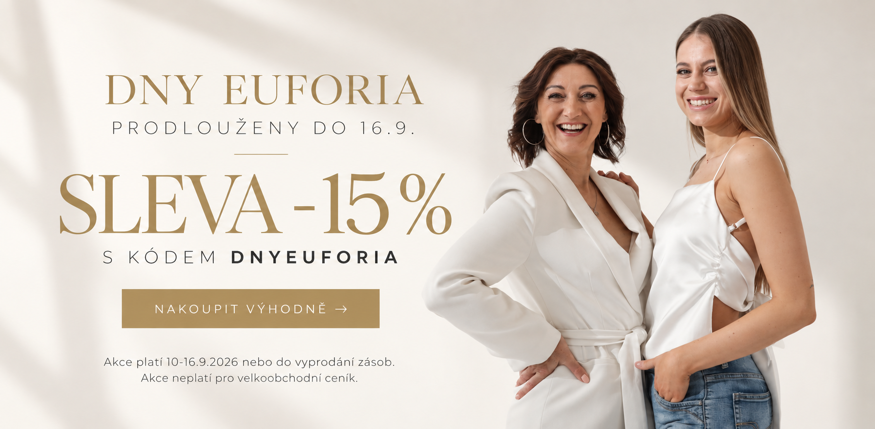 -15% sleva s kodem DNYEUFORIA prodlouženy do 16.9.