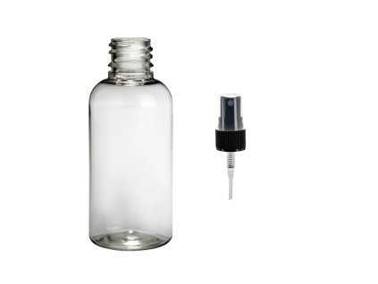 vyr 1501 via 50 ml čirá s černým rozprašovačem