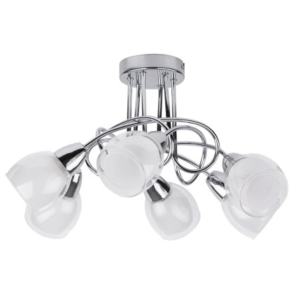 26960 rabalux 6085 dave ceiling lamp 6 e14 40w chrome