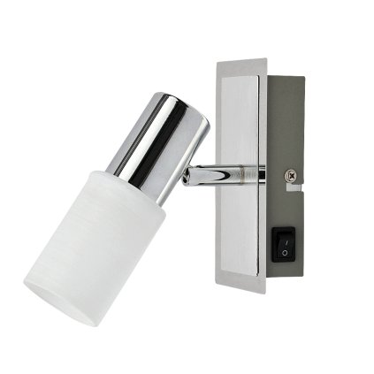 26966 rabalux 6096 logan wall lamp chrome e14 40w