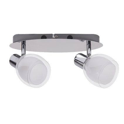 27002 rabalux 6836 dave spot 2 lights e14 2x40w chrome