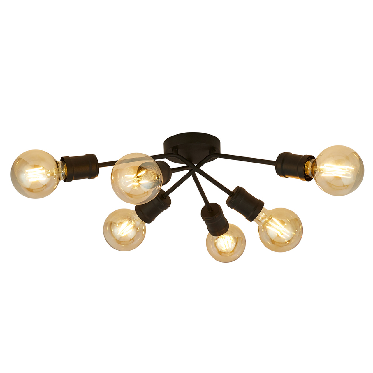 SEARCHLIGHT 45201-6BK Dance  Stropné svietidlo