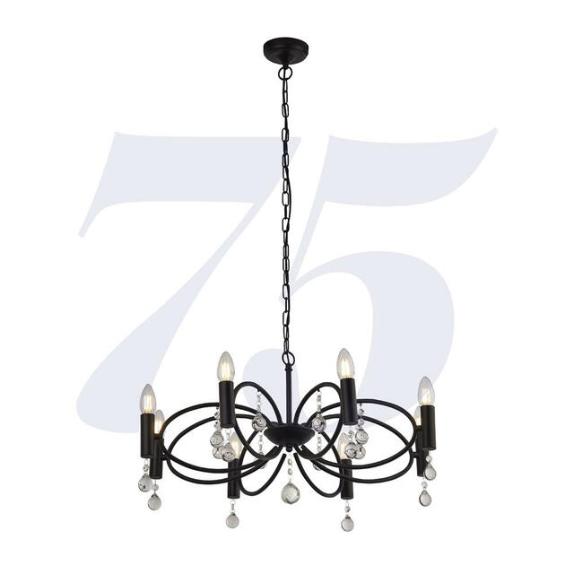 Searchlight 6788-8BK Infinity  závesné svietidlo