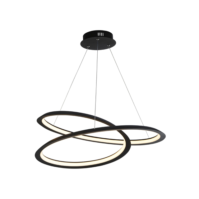 Searchlight 51871-1BK SWIRL  Závesné svietidlo