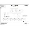 104078 globo 67306d1 ulla stropna lampa
