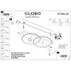 104075 1 globo 67309 36 stropne svietidlo danny