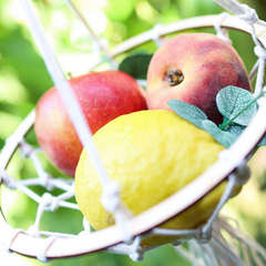 Macrame - košík na ovoce