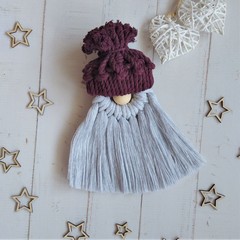 Macramé - Vánoční skřítek