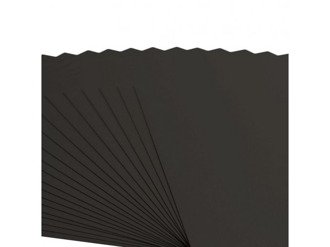 Florence Cardstock Paper Smooth 30,5x30,5cm Black 2 cernyscrapbookovypapir euphoriscz