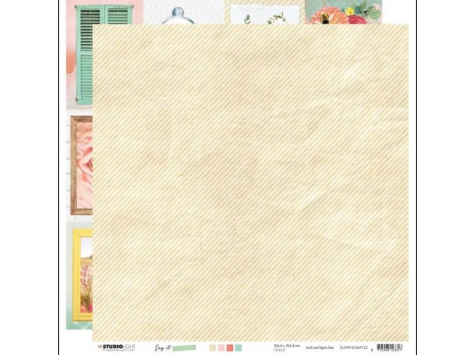 Studio Light • Scrap Say it with flowers nr.122 1 scrapbookovypapir euphoriscz