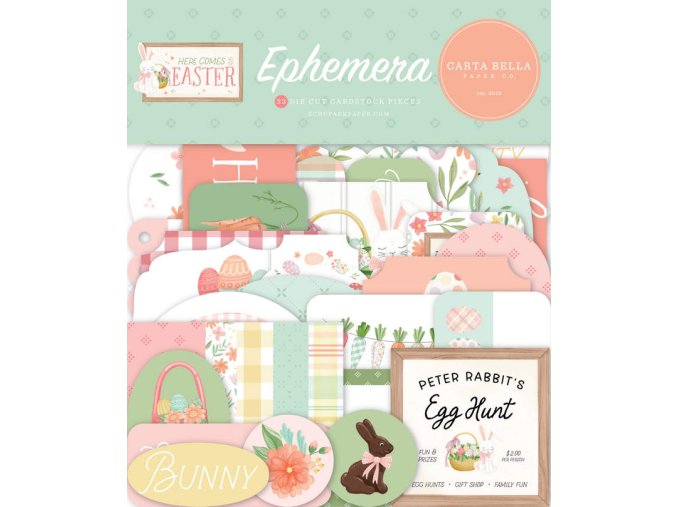 Here Comes Easter Carta Bella 1 scrapbooking papirovevyseky euphoriscz