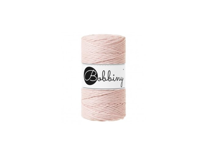 bobbiny macrame 3mm regular pastelpink euphoriscz