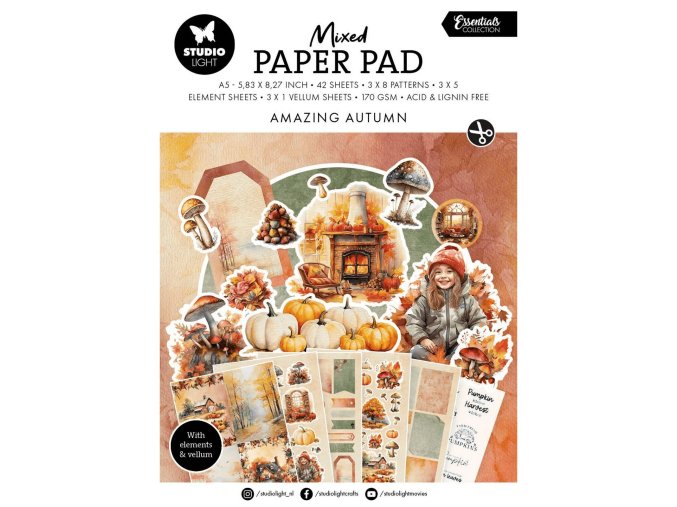 sadascrapbookovychpapiru podzim1 papir vyseky A scrapbooking euphoriscz min