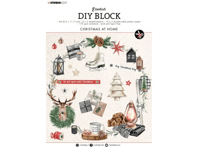 sadascrapbookovychpapiru Vanoce1 papir vyseky A scrapbooking euphoriscz