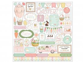 Here Comes Easter Carta Bella scrapbooking papirovesamolepky euphoriscz