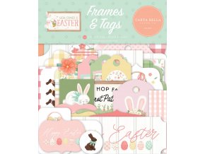 Here Comes Easter Frames & Tags Carta Bella 1 scrapbooking papirovevyseky euphoriscz