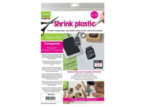 Vaessen Creative • Shrink plastic A4 Transparant 4pcs smršťovacífólie euphoriscz