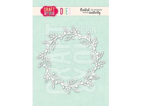 scrapbooking euporiscz vyrezavacisablona vanocnivenec 1 craft you design delicate wreath dies cyd cw