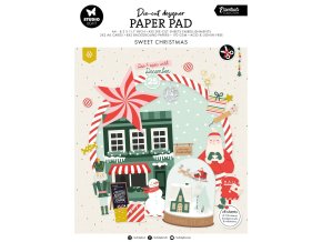 Studio Light Essentials Die cut Designer PP Sweet Christmas sadascrapbookovychpapiruavyrezu scrapbooking vanoce zima euphoriscz