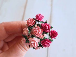 papirovaruze hvezda ruzovymix12mm macrame scraobook euphoriscz