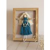 macrame andelka petrolej v ramecku euphoriscz