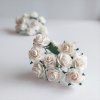 paperroses papiroveruzicky 15mm bila euphoriscz macrame homedecor