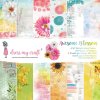 dress my craft awesome blossom 6x6 inch paper pad scrapbooking papir 1 euphoriscz