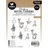 vanocnipriveskyzima 2 Studio Light Essentials Metal Charms Winter elements scrapbooking euphoriscz