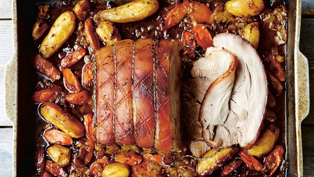 Vepřová pečeně s krustou a pivní omáčkou