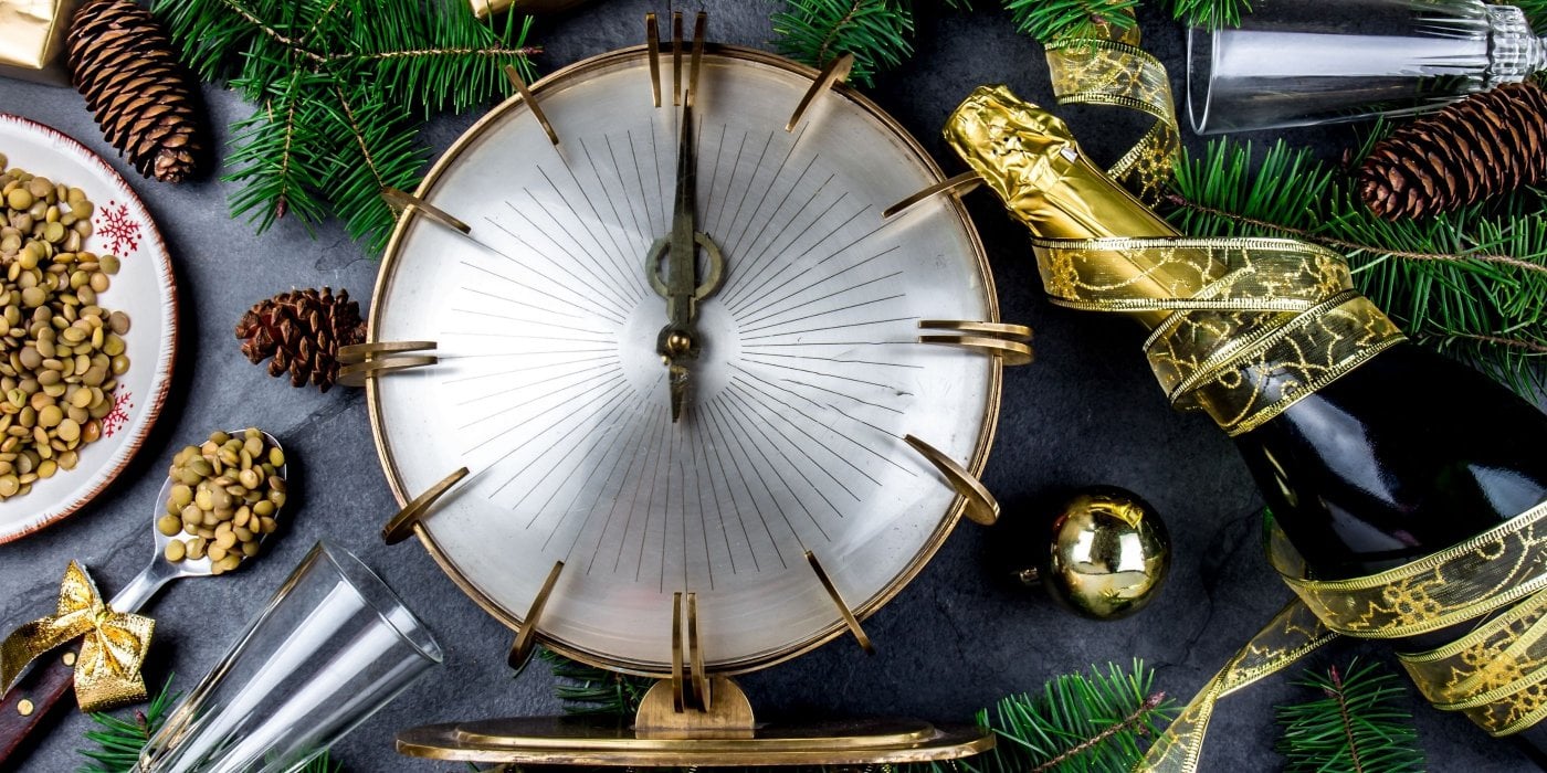 Novoroční čočkový salát