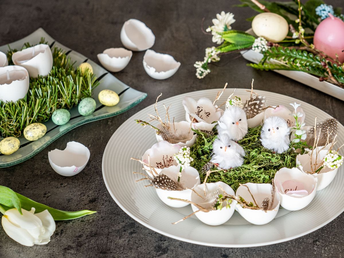 Velikonoční dekorace, kterou doma vyrobíte raz dva: Díl 1. - dekorace nejen na váš stůl