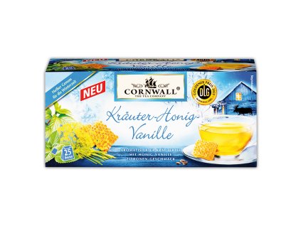 Cornwall zimní čaj s příchutí bylinek medu a vanilky 25 ks 50g
