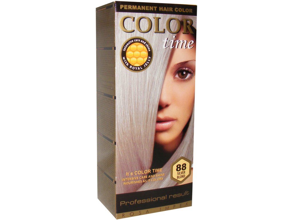 Color Time farba na vlasy 88 strieborná blond