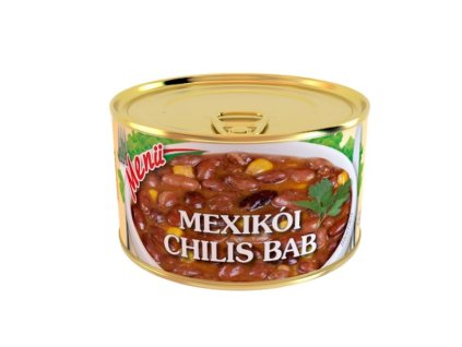 Menü  konzerva mexická chlilli fazuľa 400g