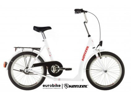 Kenzel Sit N'Go Ceremony 1SPD 2022 White-Red (20")  + bicykel doručíme odborne nastavený + garančná prehliadka ZADARMO