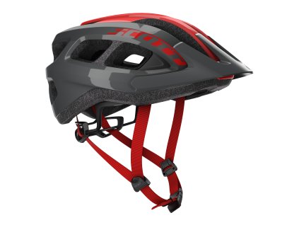 SCOTT Supra (CE) Helmet 2022 Grey/Red Fade
