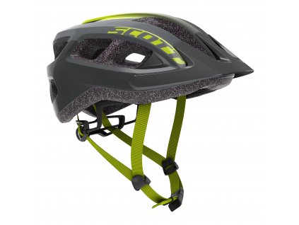 SCOTT Supra (CE) Helmet 2022 Black/Radium Yellow Fade