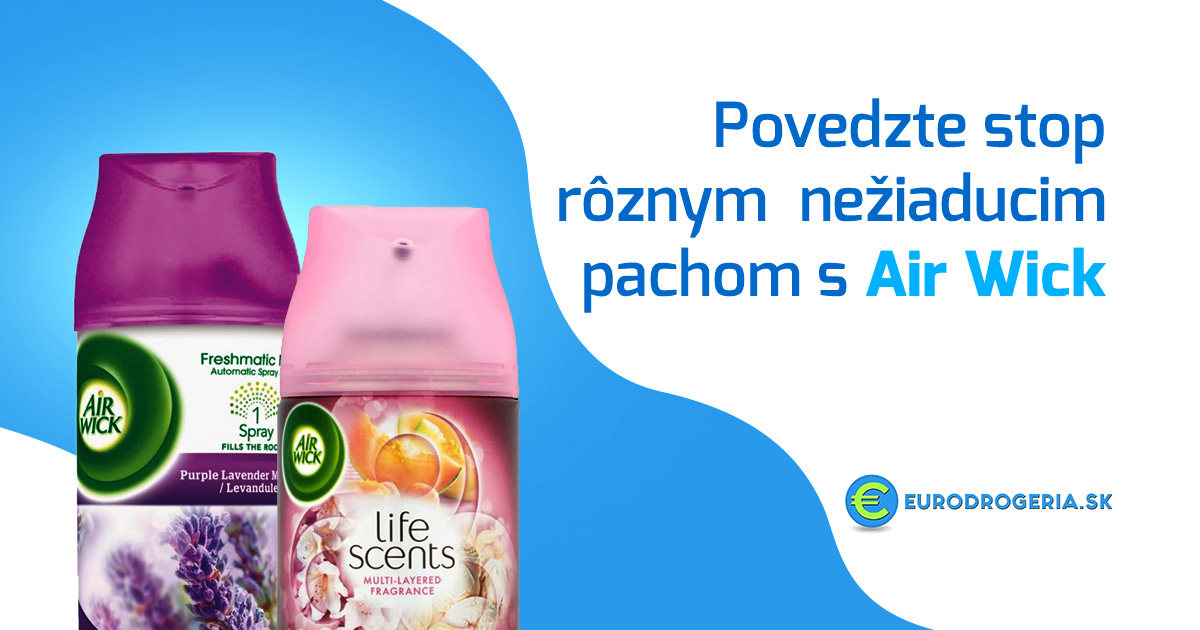 Povedzte stop rôznym nežiaducim pachom s Air Wick
