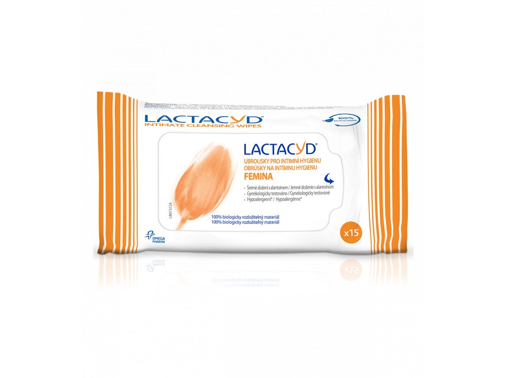 Lactacyd intímne obrúsky 15ks