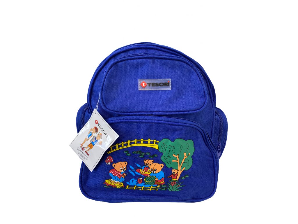 E-shop Tesori Blue Bear detský batoh 33 x 28 x 14cm
